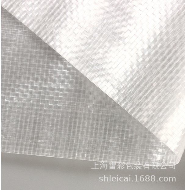 供应透明编织布筒料  PP淋膜编织布卷