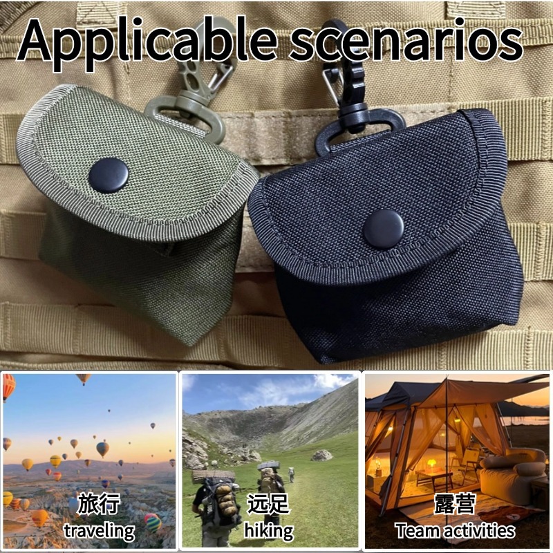 Monedero deportivo y de ocio Paquete de accesorios para auriculares portátiles multifunción MOLLE montado llave Táctica bolsa colgante al por mayor