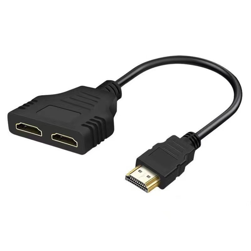 Hdmi一分二分配器1進2出hdmi切替線一進二出hdスプリッタ1分2一引き二|undefined