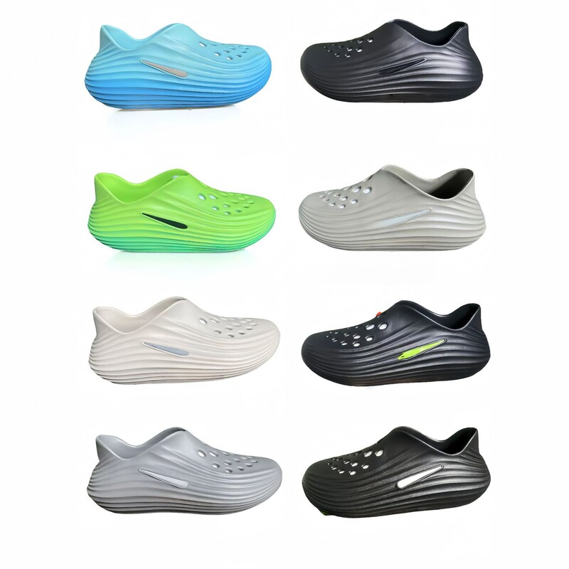 Putian Reactx Rejuven8 "Black" Vitality 8Th Generation Sandals, Clogs, Beach Shoes, Basketball Shoes, Slippers
