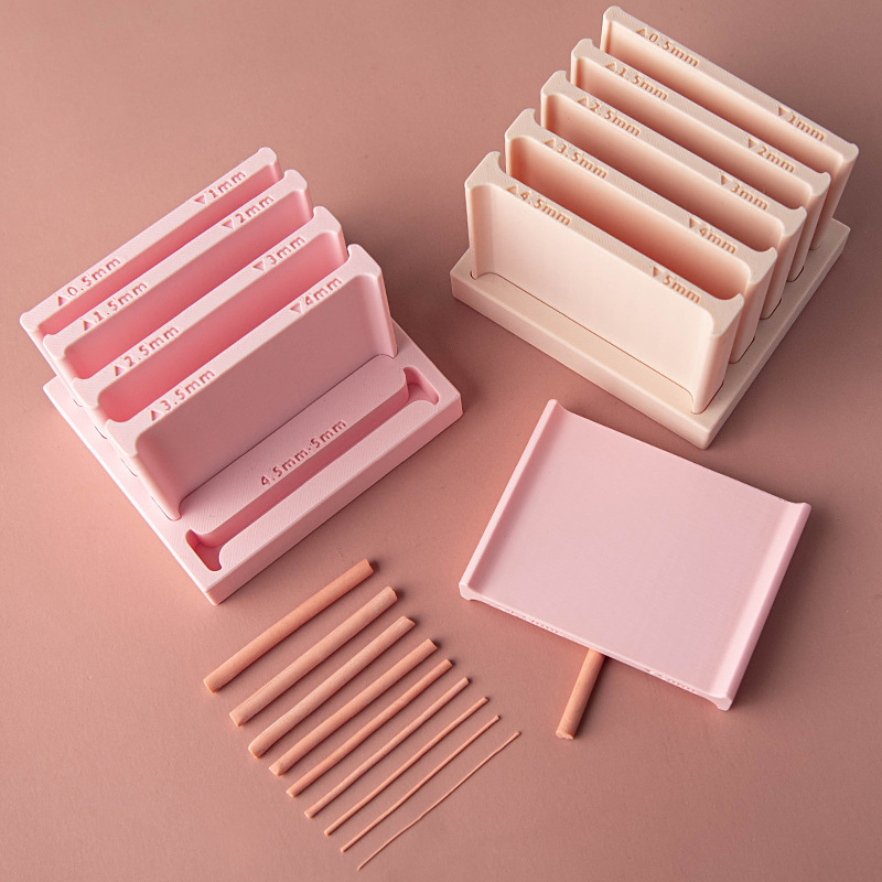 Soft Clay Rubbing Strip Auxiliary Mold Clay Rolling Strip Tool with Scale Set Handmade Line DIY Handmade Tool Soft Clay Rubbing Strip Auxiliary Mold Clay Rolling Strip Tool with Scale Set Handmade Line DIY Handmade Tool