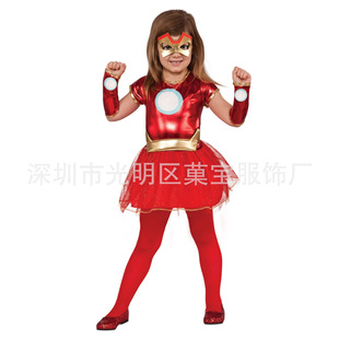 Iron Man��F�bŮȹ TUTUȹ ��ͯCOSPLAY ��Ӣ�� Ůͯ���ݷ�