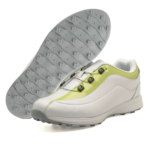F38 leather white green