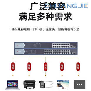 (Hikvision) Hikvision Cloud Tube Poe Gigabit Switch [4+2 Port Gigabit] 3E1506Sp-35W-E