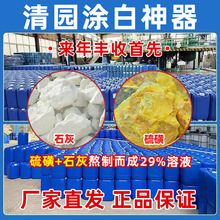 石硫合剂杀螨杀菌剂农药红蜘蛛介壳虫白粉病果树腐烂病园林清园剂