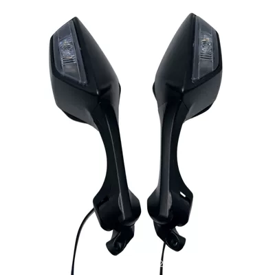 large, reflective rearview mirrors, Motorcycle rearview mirror