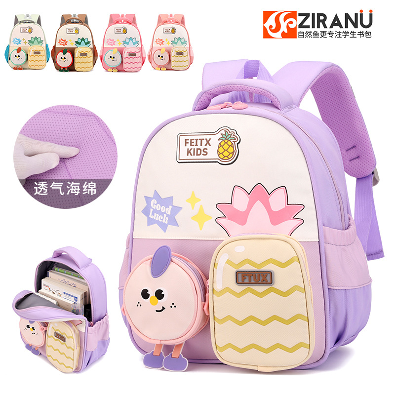 Nuevos niños lindos caricaturas jardín de infantes mochila de hombro ligera para jugar mochila ligera