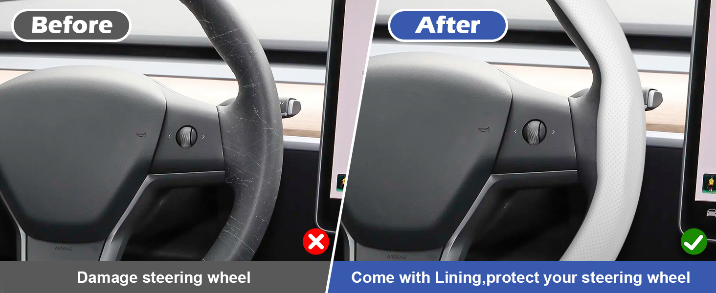 5Dnappa Leather Steering Wheel Cover 38.1cm Universal Non-Slip Wear-Resistant Upgraded Driving Experience Factory Supports Cross-Border Sales