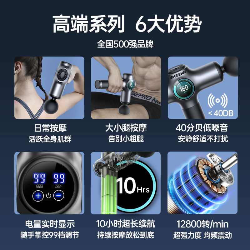 康佳F5筋膜枪迷你电动按摩枪健身肌肉放松按摩器按摩枪mini颈膜抢|undefined