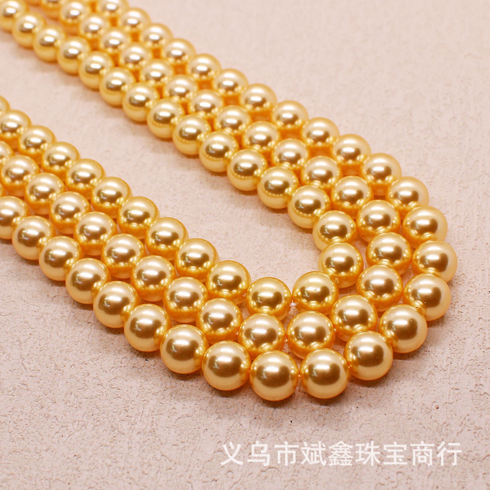 斌鑫ジュエリー7a高品質施家瑠璃真珠散珠直孔貝殻真珠diyアクセサリー部品バッチ