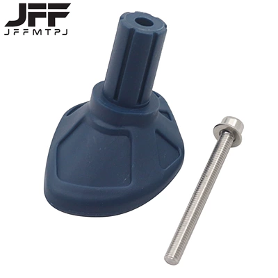 Motorcycle frame modified motorcycle foot support plate - blue