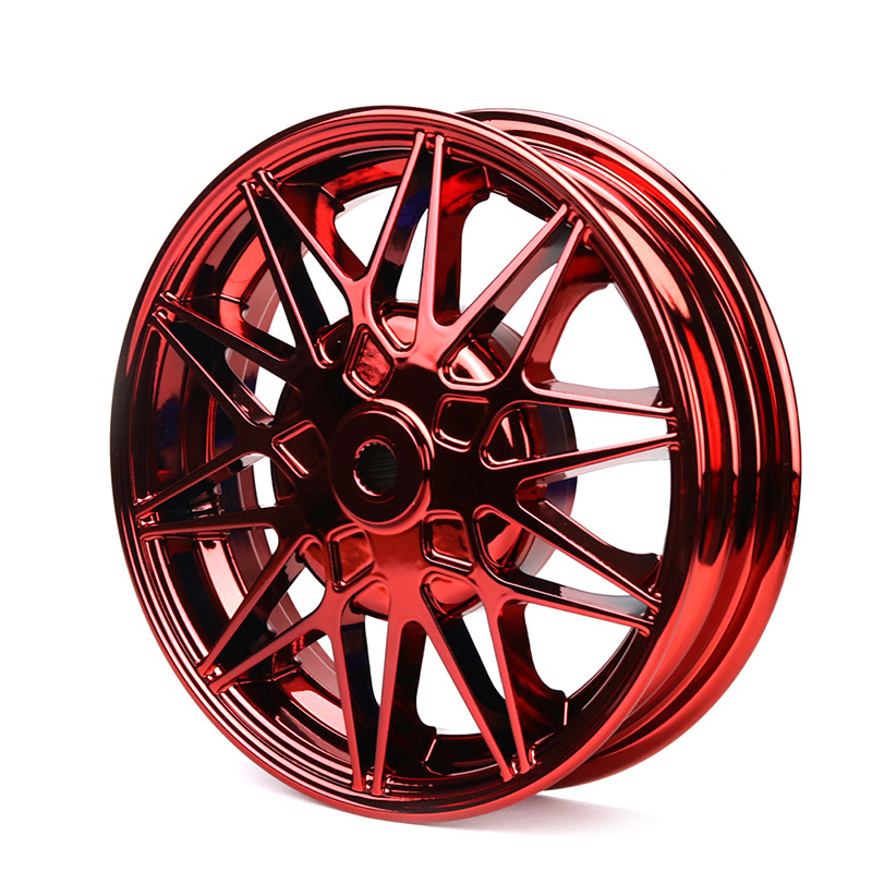 Linhai Cuxi Rsz Ghost Fire 100 Modified Aluminum Alloy Steel Rim Electroplated Wheel Hub Bell Front Axle 10mm