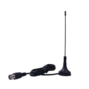 Factory Direct supply mini digital small antenna 1.5 m TV head hdtv antenna magnetic base sucker antenna