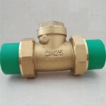 绿色止回阀单向阀放倒流逆止阀绿色立式止回阀