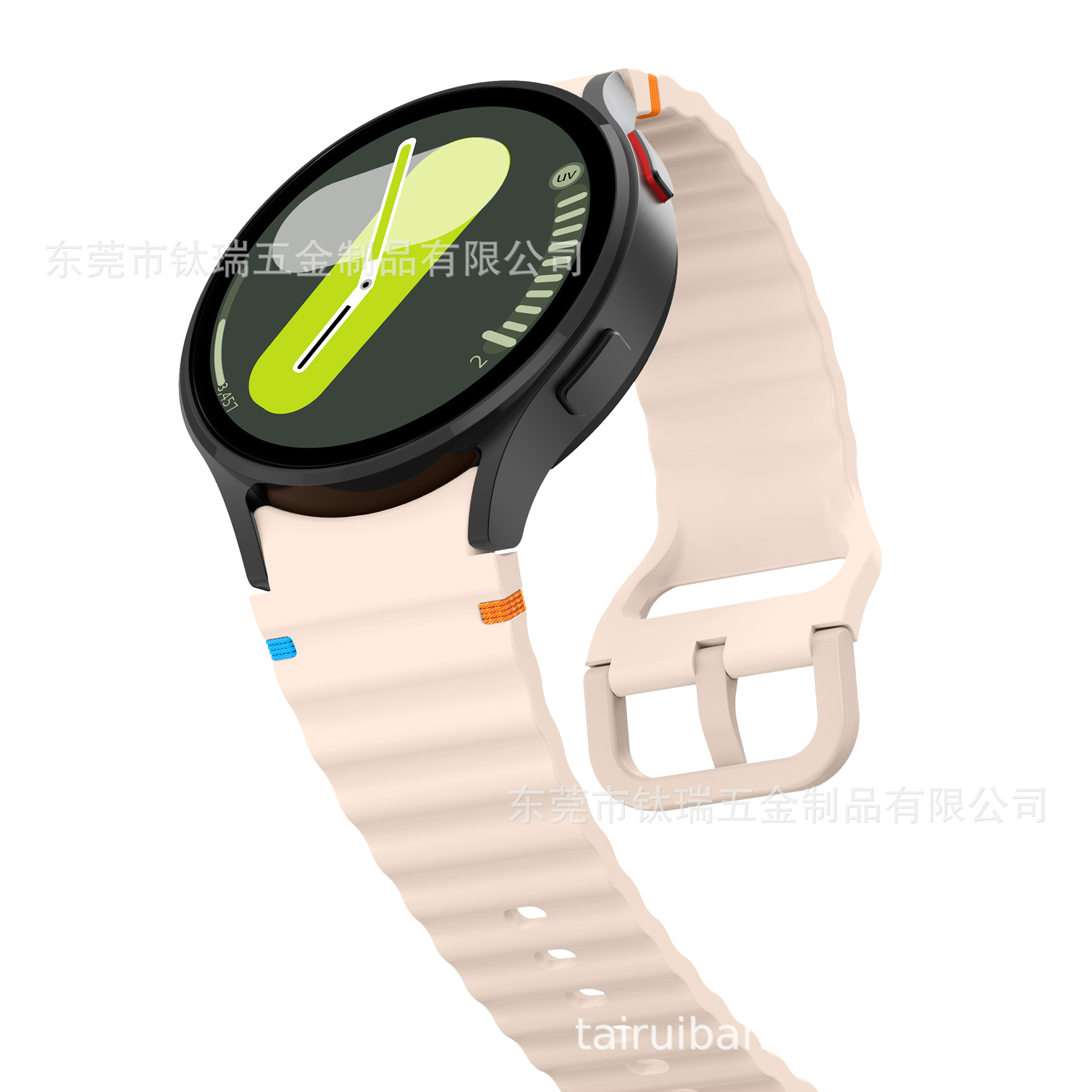 Applicable to the official Galaxy watchFE/6/5/4 with wavy seam silicone strap of Samsung Watch 7 undefined