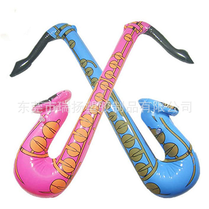 Children's inflatable musical instruments