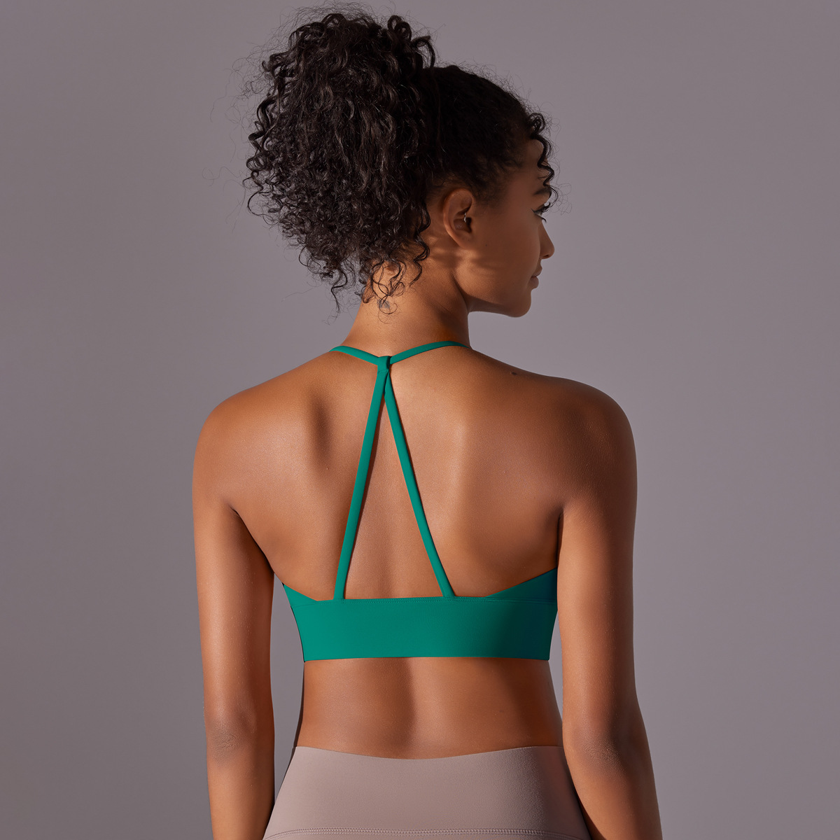 140g Weight Sleeveless Sleeve Length Nylon Fabric Type Short Top Length Halter Crisscross Tank Tops Type Fitness, Yoga, Sports Occasion Halter Neck Neckline Solid Color Pattern Sports Style Sports Solid Color Nylon Halter Neck Active Tops Halter Crisscross Tank 52