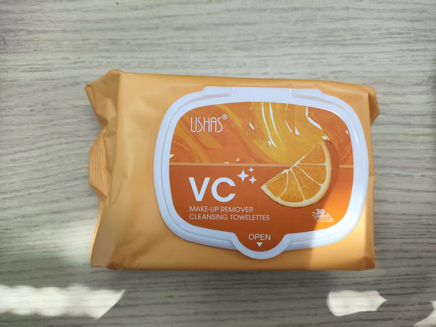 USHAS Desmaquillador de punto transfronterizo europeo y americano Toallitas Desmaquillador desechable Limpieza profunda, suave y no irritante SHA007