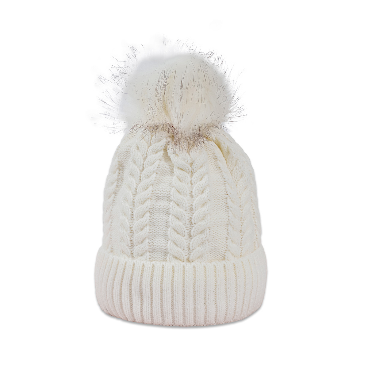 Pink Hat Korean Version Of Pure Color Wild Twist Woolen Hat Warm Fashion Hair Ball Trend Knitted Hat New display picture 3