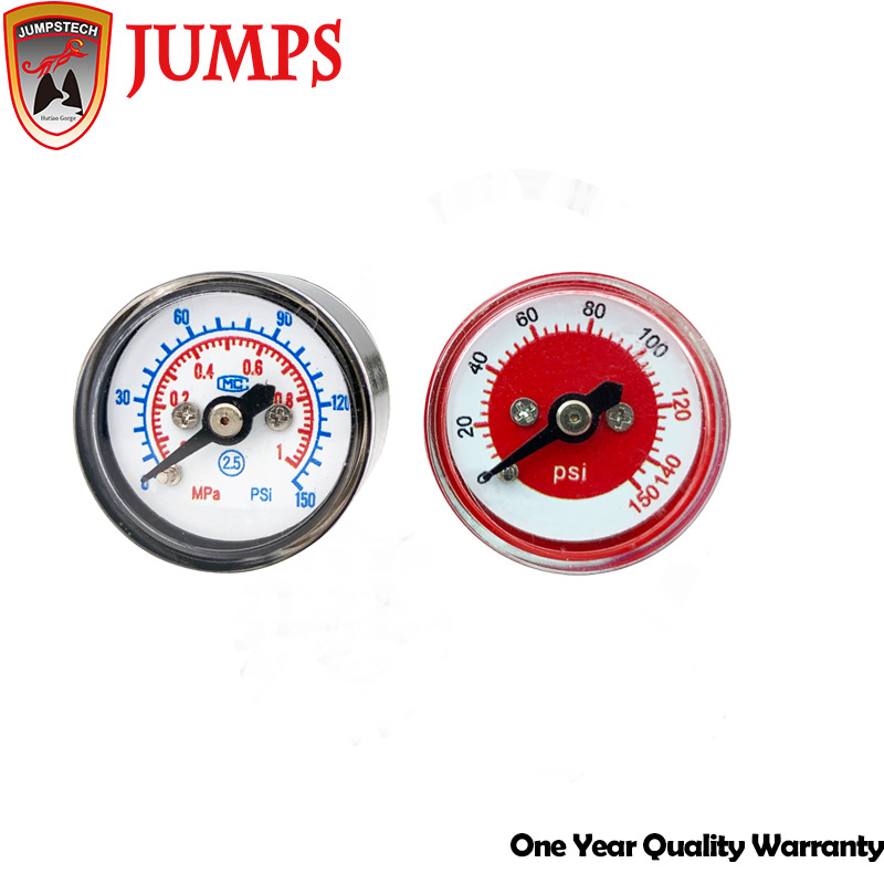 Y25轴向压力表 气动减压阀微型塑壳压力表 气源处理器气压表