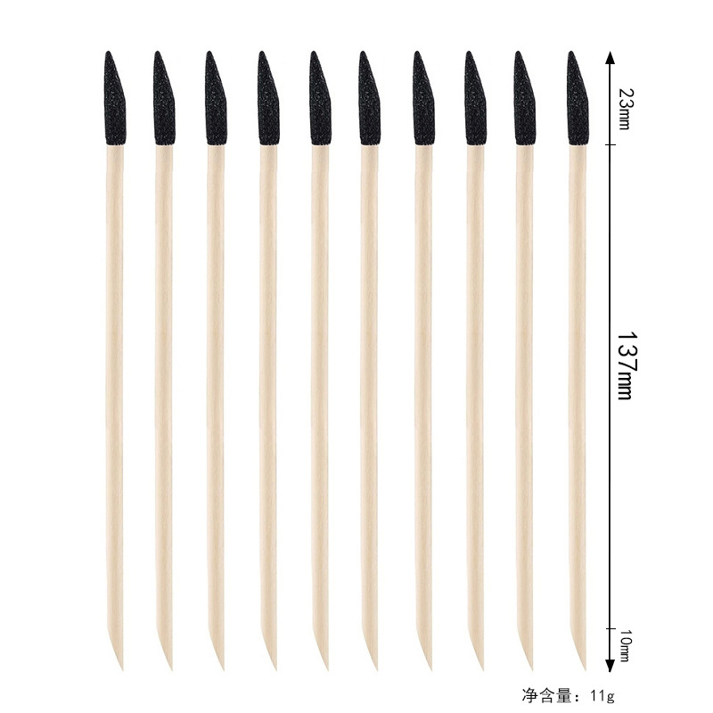 Nueva barra de madera de naranja con chorro de arena de hilo negro de dos cabezas transfronteriza