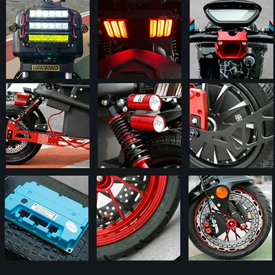 Retro Scooter Long-Distance Running King – Elektrikli motosikletlər