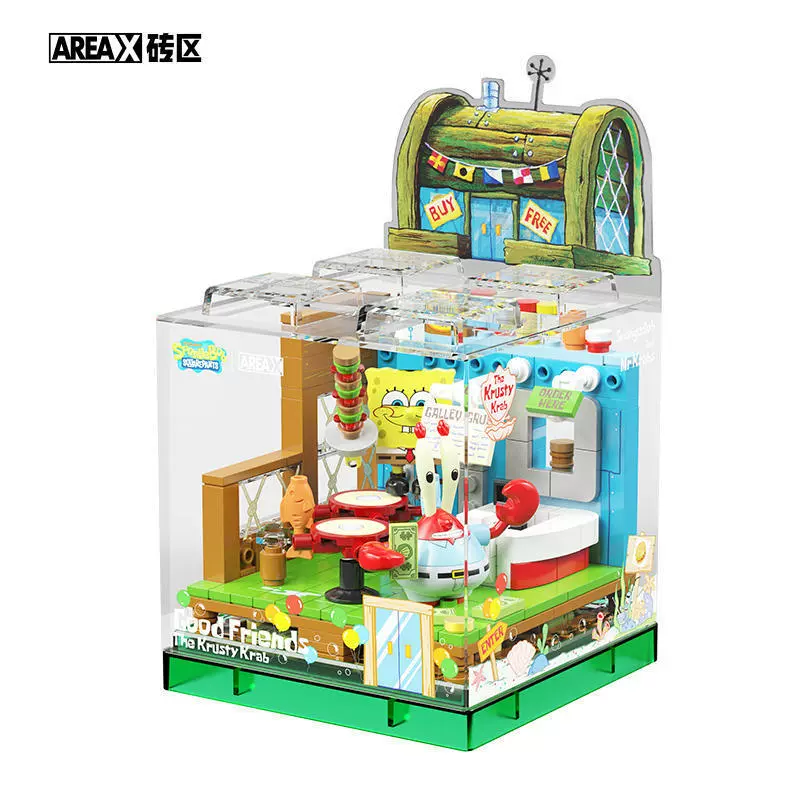 AREAX Sponge children's constructor, box, toy, Birthday gift
