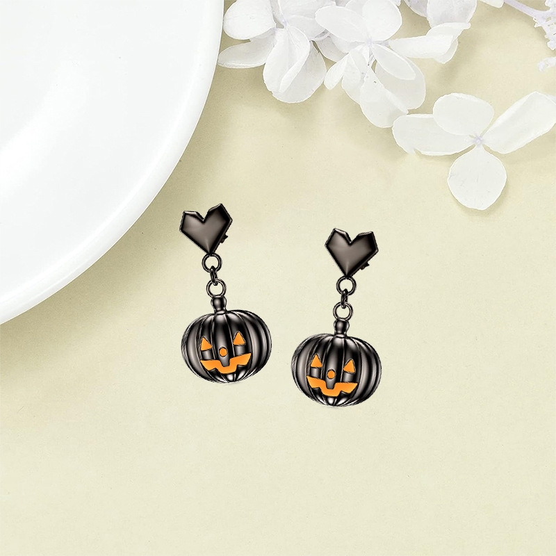 Temuアマゾンクロスボーダー爆発アイデアかぼちゃペンダントハロウィーンクリスマスイヤリングスポットメーカー卸売り|undefined