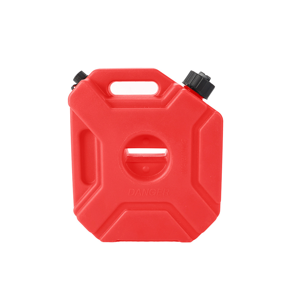 Wholesale car and motorcycle spare fuel tank 5L emergency oil pot with lock diesel gasoline plastic oil drum thickened cross-border