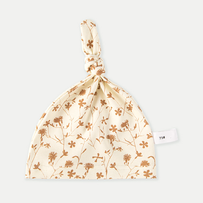 Tapa de neumático de bebé europeo y americano sombrero recién nacido tapa de puerta de cuidado de bebé floral 2023 nueva celebridad en línea al por mayor