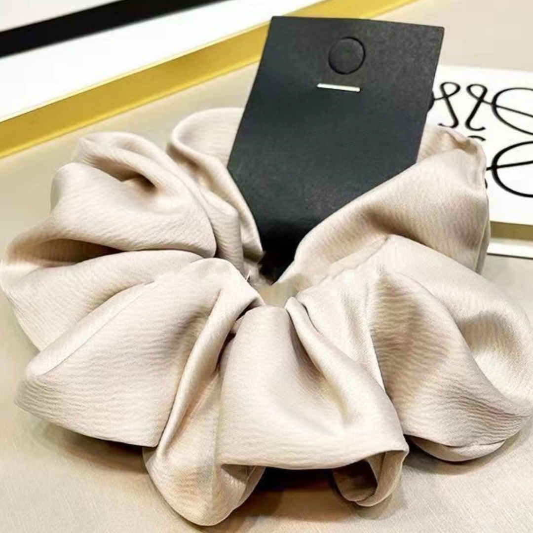 高品质超大号直径20CM大肠发圈仿真丝缎面高弹力大肠圈女超大发绳