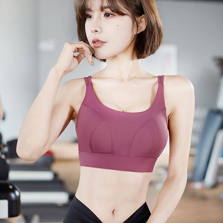 Hot Selling Adjustable Large Size One-Cup Sports Bra for Women Push-Up Bubble Wrap Running Fat mm 100kg Beautiful Back Bra Hot Selling Adjustable Large Size One-Cup Sports Bra for Women Push-Up Bubble Wrap Running Fat mm 100kg Beautiful Back Bra