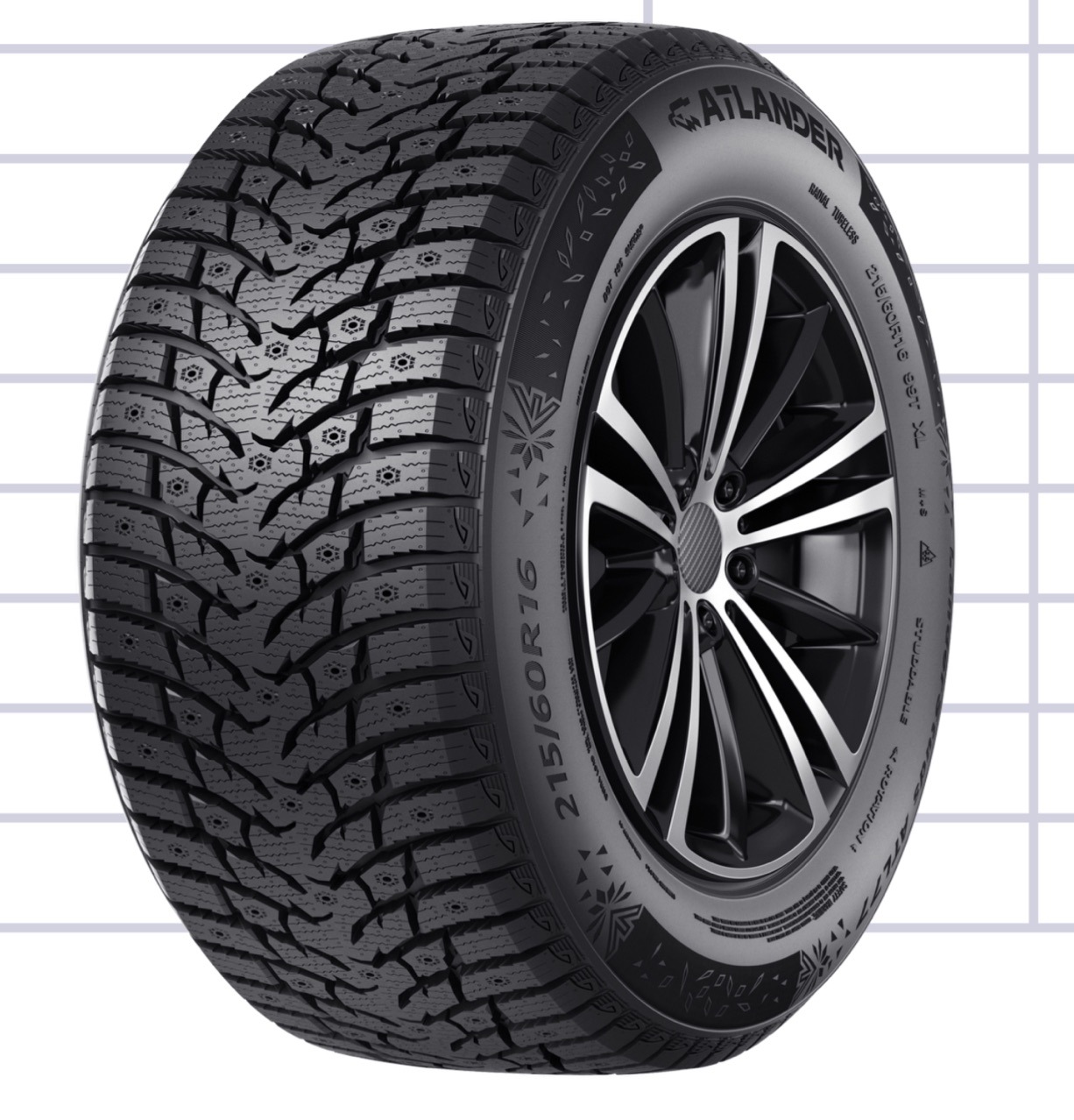 Can Be Studded Anti-Skid Winter Snow Tires 235/50R19