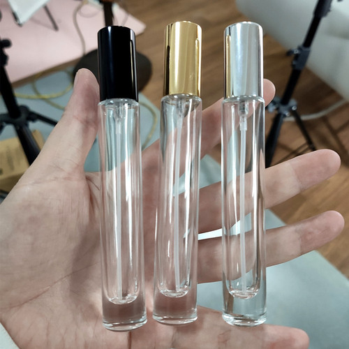 10ML high-end perfume bottle, perfume bottle, empty bottle, push-type portable travel lotion bottle, fine mist sample