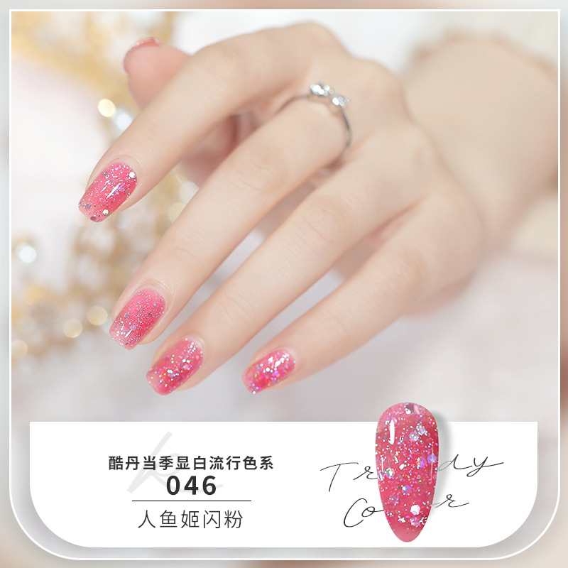 Cooldan esmalte de uñas de color sin hornear esmalte de uñas de larga duración de secado rápido para niños y mujeres embarazadas a base de agua desgarrable esmalte de uñas de verano