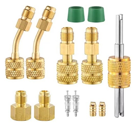 Herramienta de conversión de reparación de aire acondicionado de conector de conversión de R410-R22