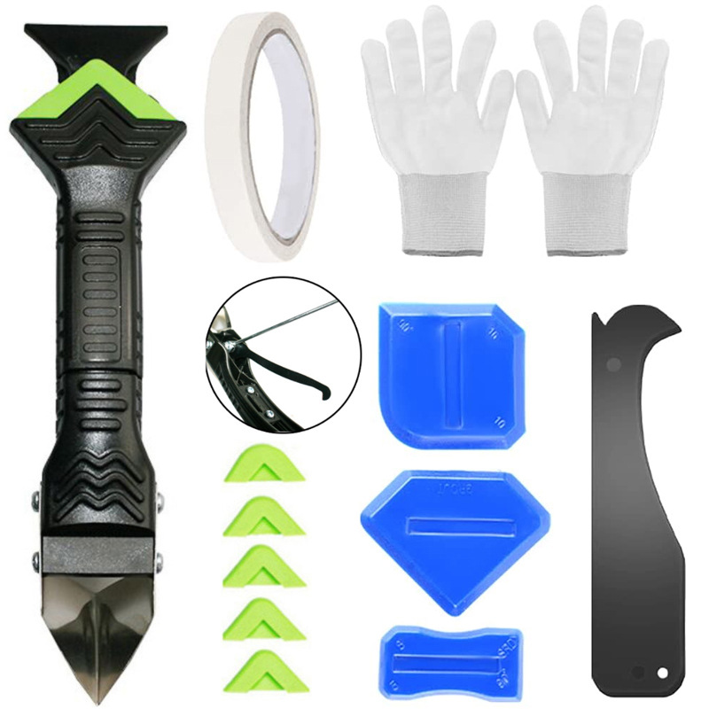 14件套用于瓷砖的灌浆清除工具,用于清洁窗户,瓷砖灌浆工具