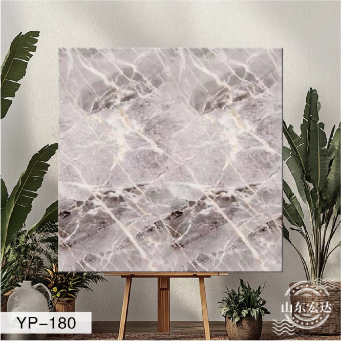 Azulejo de imitación mármol autoadhesivo adhesivo de pared sala de estar baño decoración de pared impermeable y a prueba de humedad con papel de aluminio