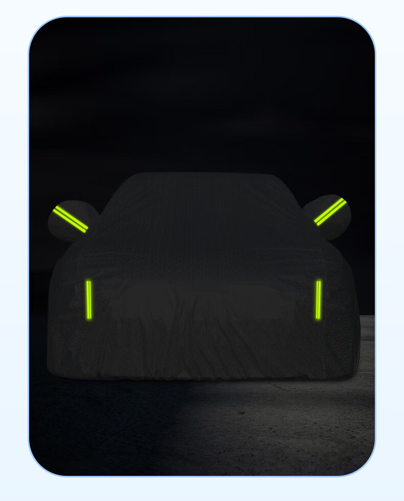 In-Stock Cross-Border 190t Car Cover Full Cover Sun Protection Dustproof Heat Insulation Car Cover Sunshade Car Cover