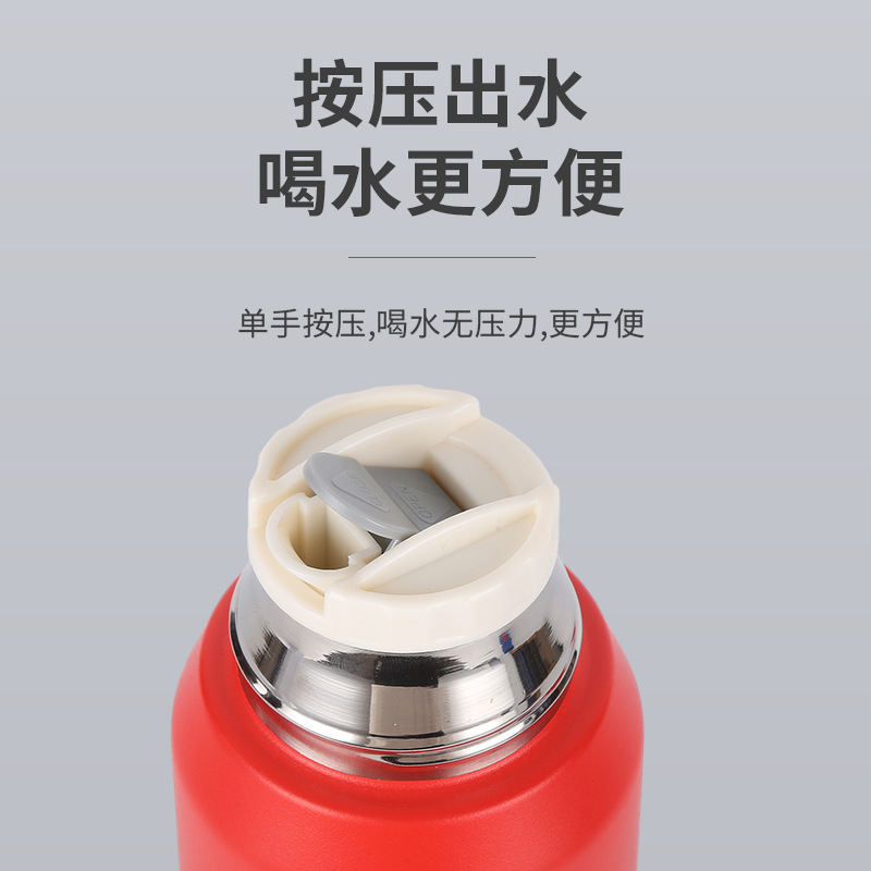 Gran capacidad bala ventosa 304 Acero inoxidable portátil taza de los hombres y las mujeres deportes al aire libre hervidor al por mayor