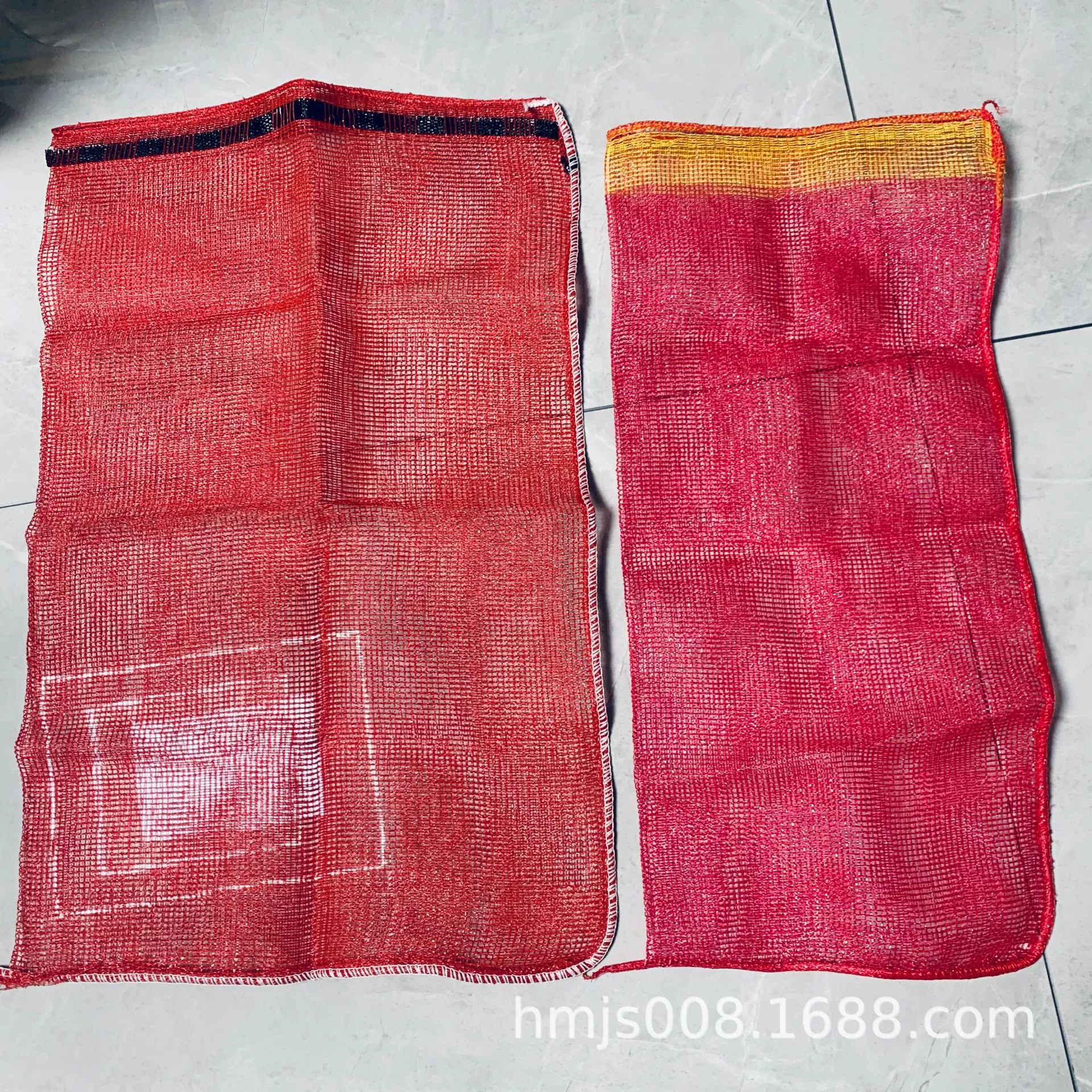 Совершенно новый материал плоской плетеной сетки для картофеля, капусты, эдамаме, круглой плетеной сетки для лука, чеснока, тыквы, специальная сетчатая сумка