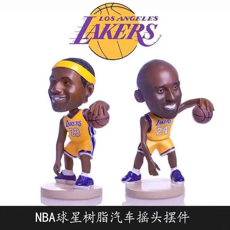 国境を越えた新製品 NBA スターレジンカーボブルオーナメントコービー・ジェームスボブル人形ギフト|undefined