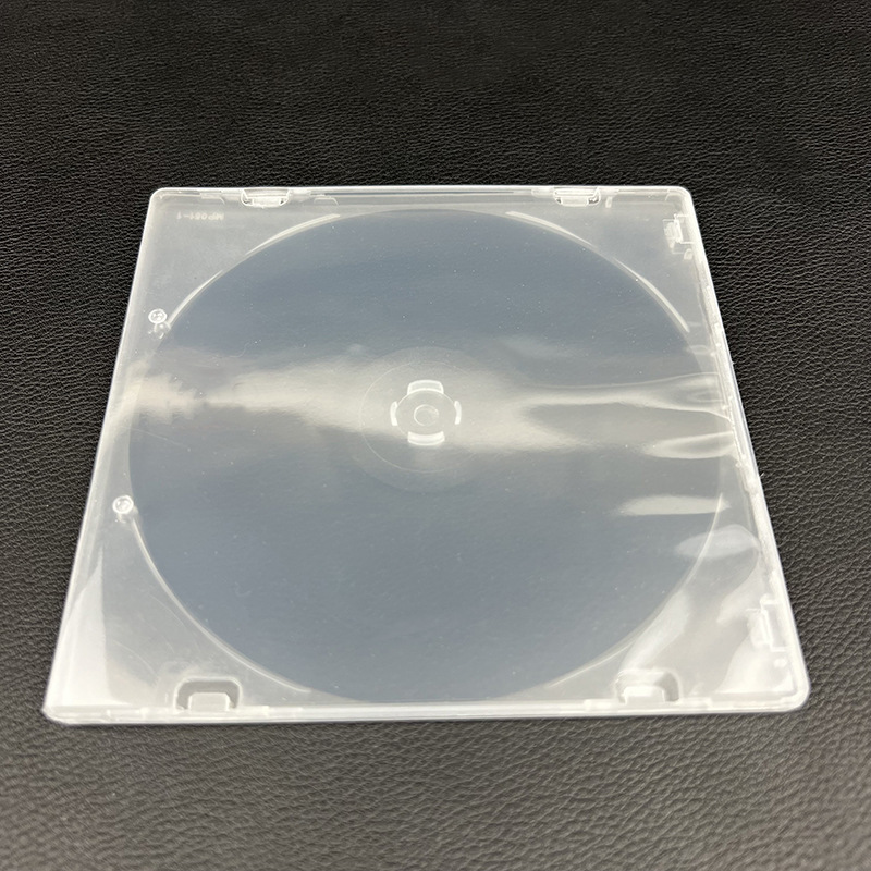 5厘DVD盒PP光盘盒超薄款带膜碟壳可插封面单片CD盒光碟方形盒收纳-阿里巴巴