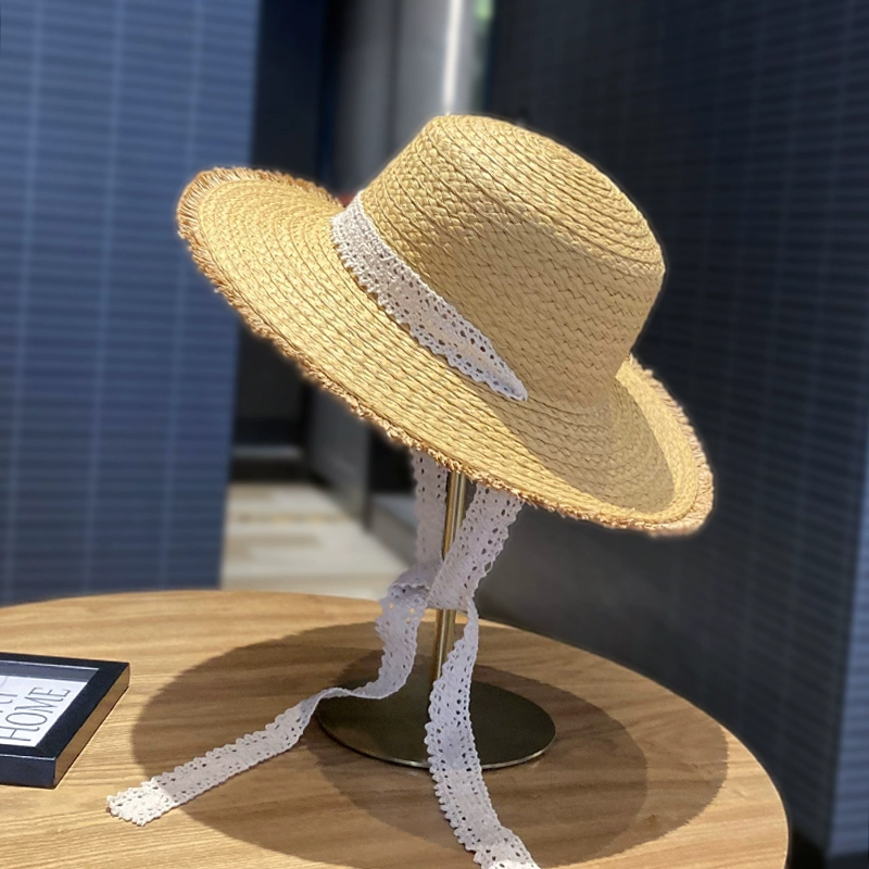Большой карниз соломенная шляпа женская летняя корейская версия элегантная солнцезащитная шляпа от солнца повседневная дикие анти-ультрафиолетовые пляжные шляпы