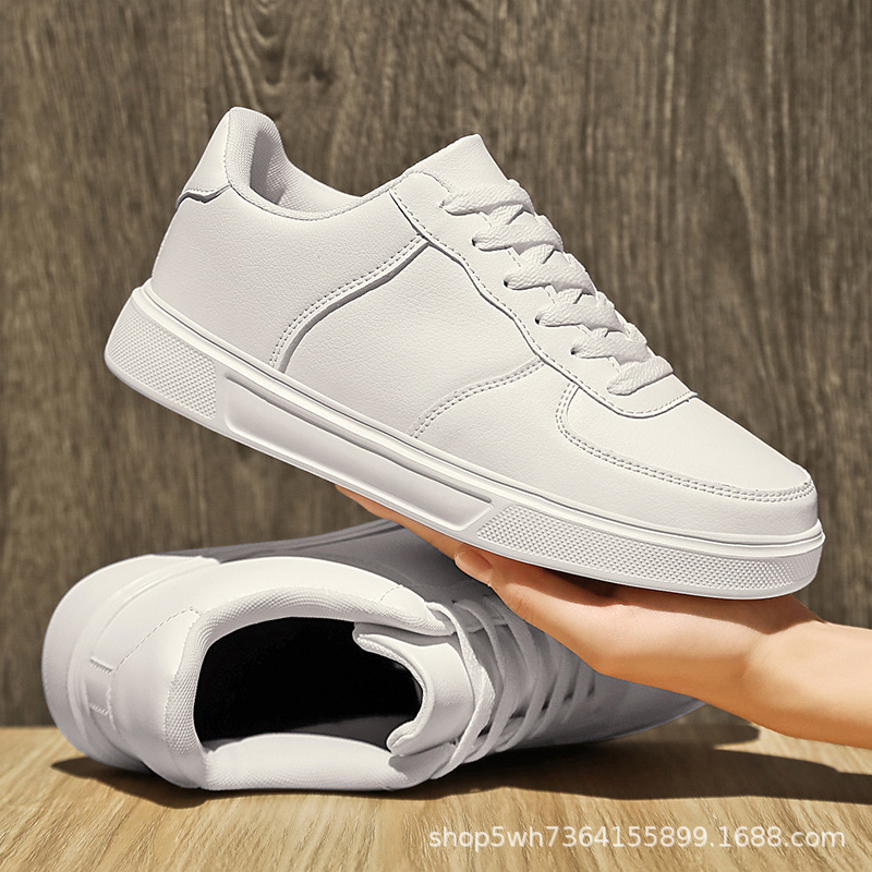 Factory Customized Cross-border Large Size 36 Men's Shoes 47 Leather Air Force Sneakers Youth Leisure Sports Trendy Shoes White Shoes Factory Customized Cross-border Large Size 36 Men's Shoes 47 Leather Air Force Sneakers Youth Leisure Sports Trendy Shoes White Shoes