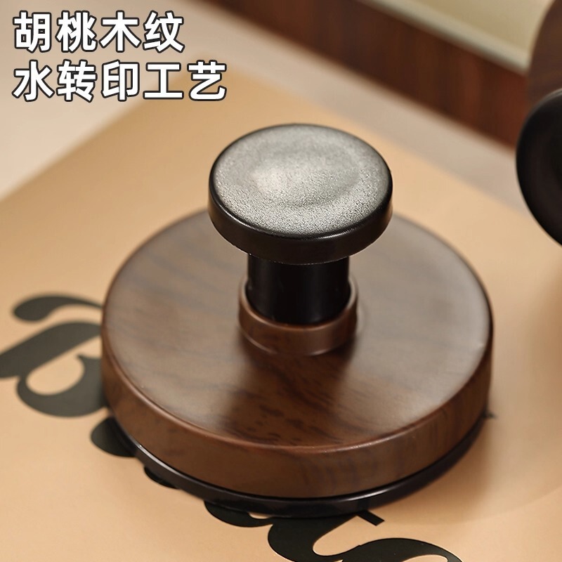 胡桃木纹吸盘旋转挂钩家用中式风无痕粘贴门后挂衣钩厨房浴室挂架|undefined