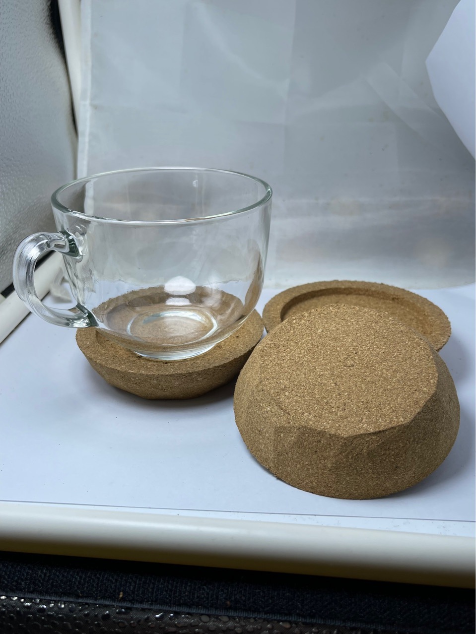 Development and production of cork coasters