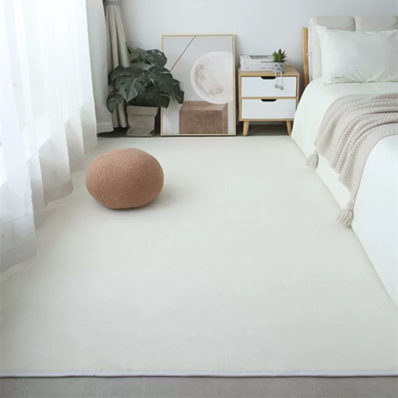 Коралловый велюровый ковер с коротким ворсом для спальни, в стиле ins, гостиной, журнального столика, большой ковер для всей комнаты в наличии