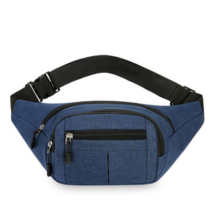 Cross-border hot waist bag large capacity waterproof cashier business bag wear-resistant outdoor sports mobile phone bag wallet fashion
