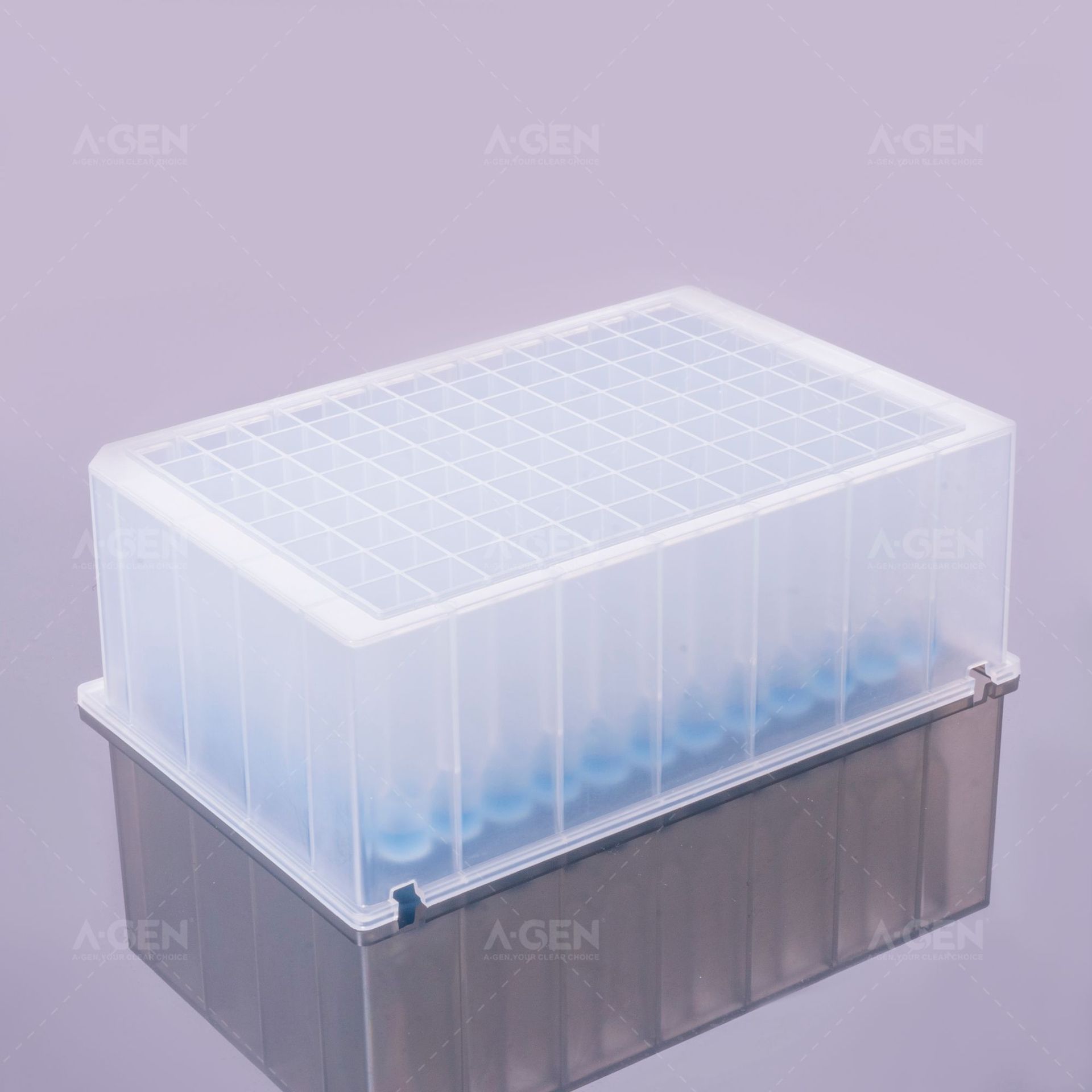 爱津  USP VI PP料 ki96方孔锥底2.2ml深孔板 实验室耗材一次性